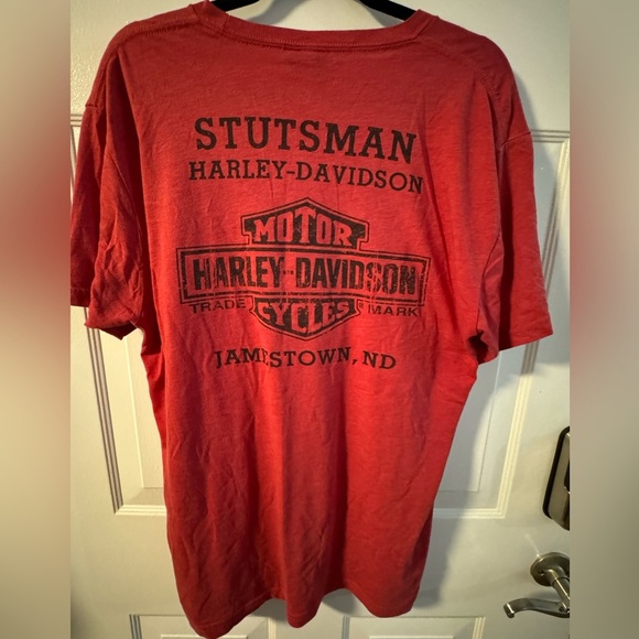 Harley-Davidson Stutsman Jamistown ND Bravado XL Hot Bikini Biker Chick Red - Picture 6 of 10